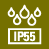 防水・防塵 保護等級IP55
